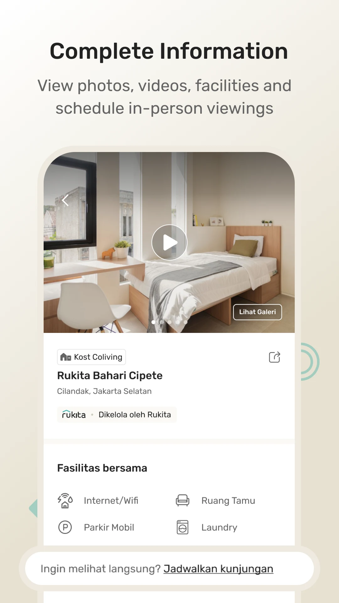 Rukita: Coliving & Apartments screenshot